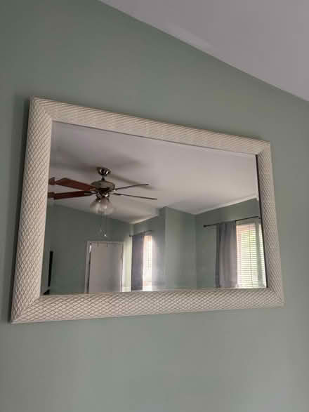 Photo of free White framed mirror (Olney) #1