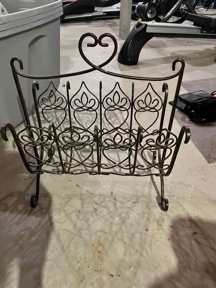 Photo of free Magazine rack (Montgomery Township) #1