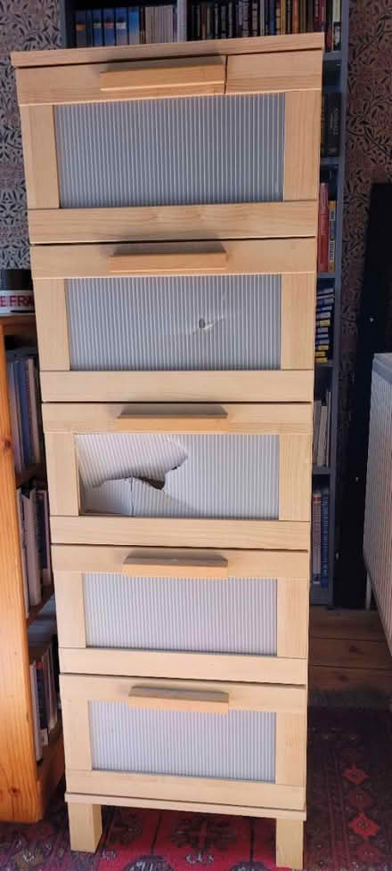 Photo of free Tall set of drawers (Ellistown LE67) #1
