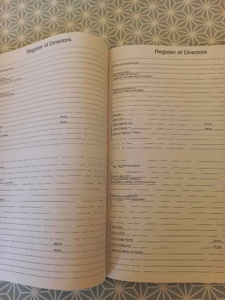Photo of free A4 Company Register book (Bathford) #3