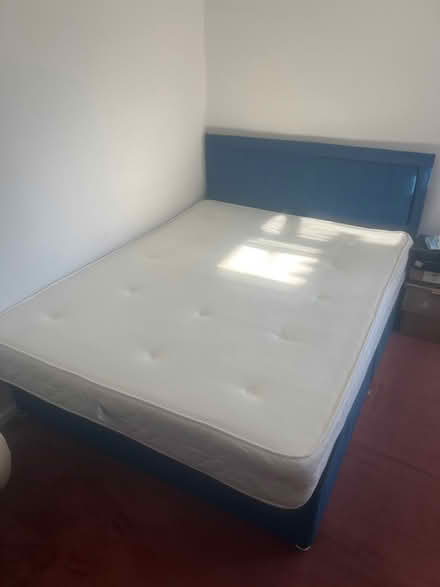 Photo of free Queen size bed and mattress (Harold hill RM3) #1