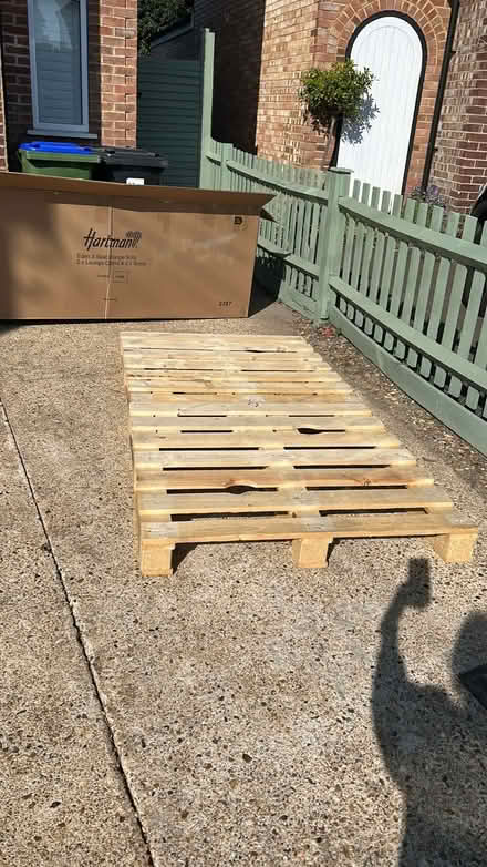 Photo of free 3x pallets (lawrence rd hampton, TW12) #1
