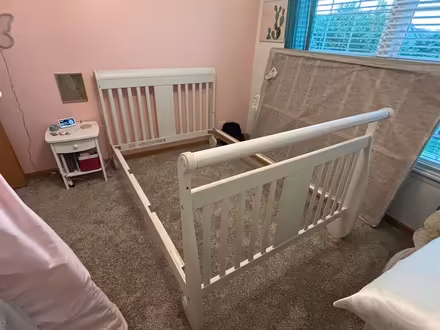 Photo of free Full size bed & Dresser (Palatine Rd. & Wolf Rd.) #1