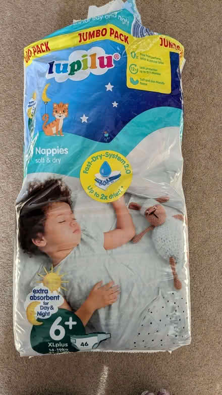 Photo of free Lidl nappies 6+ unused (Ruscote OX16) #1
