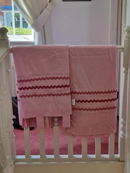 Photo of free Pink Next curtains new (Rushden NN10) #1