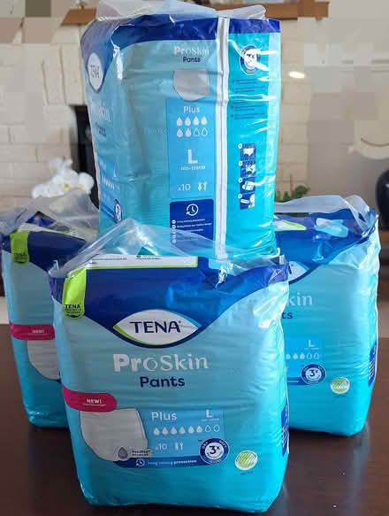 Photo of free Tena Proskin incontinence pants and some bed pads (Stotfold SG5) #2