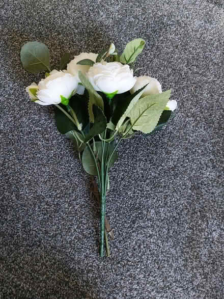 Photo of free Faux white roses/peonies (Southsea) #2