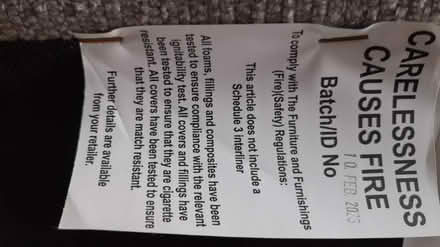 Photo of free 3 Seater Settee (CT5) #4