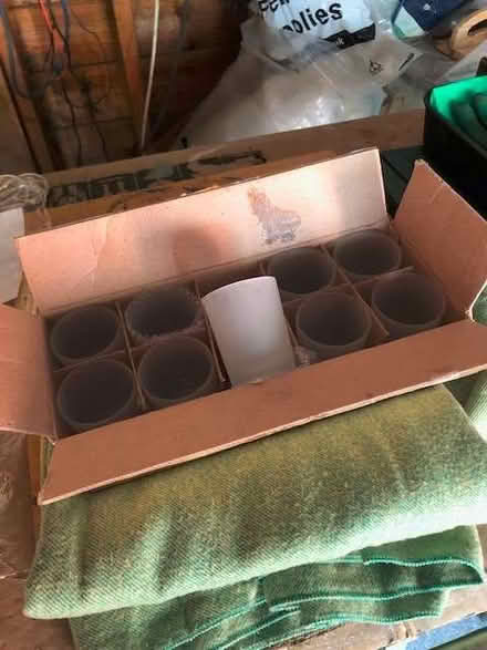 Photo of free t-light holders about 45 frosted glass (Paley Street SL6) #1