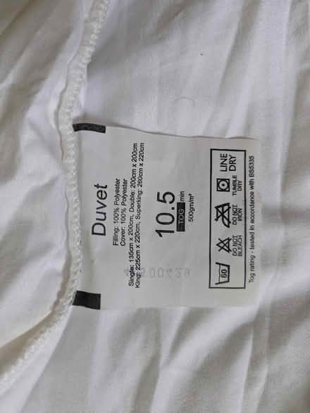Photo of free King size duvet (Petersfield GU32) #2