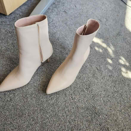 Photo of free Beige ankle boots, size 41 (Old Coulsdon CR5) #1