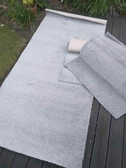 Photo of free Grey carpet off cuts (Neston CH64) #3