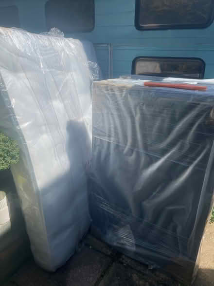 Photo of free New Queen sized bed and mattress (Harold hill RM3) #1