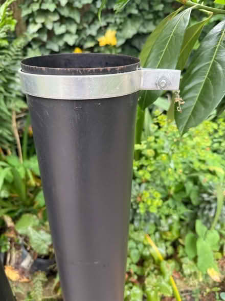 Photo of free 3 x black chimney stove pipe & stainless steel chimney (Brixton Hill SW2) #3
