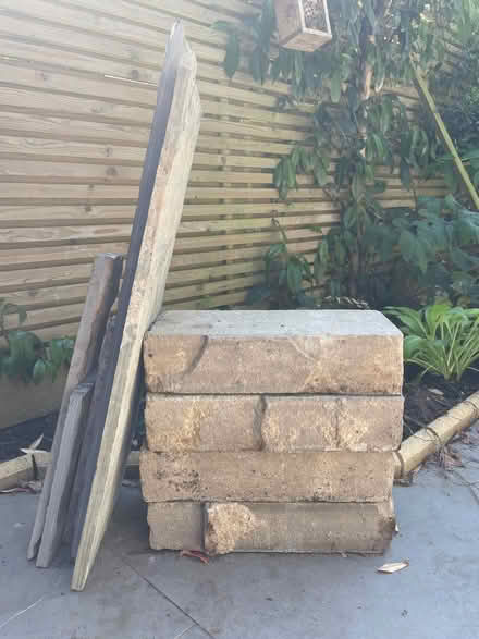 Photo of free Breeze blocks and slate off-cuts (Osney OX2) #1
