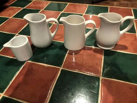 Photo of free Four small milk jugs (Whaley Thorns NG20) #1