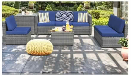Photo of free Some** Pieces of Rattan Patio Set #1
