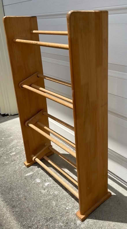 Photo of free Wooden Shoe Rack (near the Cupertino Library) #3