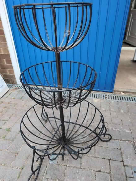 Photo of free 3 layer metal planter (Woodley RG5) #1