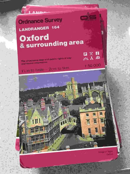Photo of free Ordnance Survey Maps (13) (Minster Lovell OX29) #1