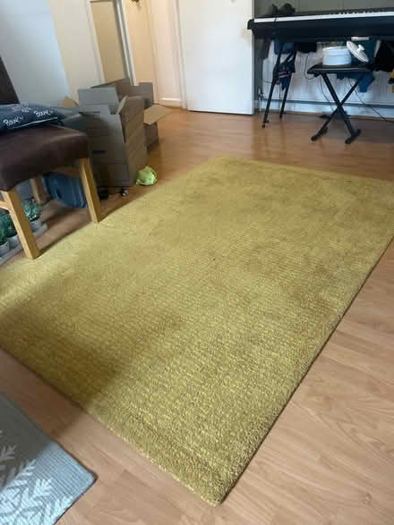 Photo of free Large Yellow Rug (Sandyford NE2) #1