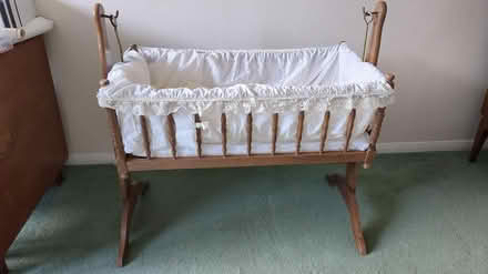 Photo of free Swinging cot with mattress & covers (Maldon CM9) #1