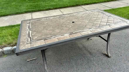 Photo of free patio table (Robbinsville NJ) #1