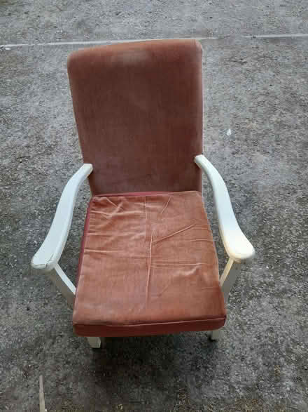 Photo of free Armchair with detachable seat cushion (No fire label) (Limpley Stoke) #1