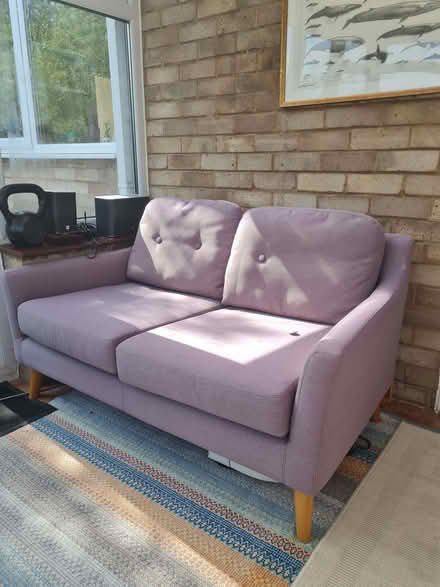 Photo of free Grey 2 seater sofa (Cliff Hill CV34) #1