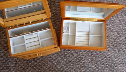 Photo of free 2 wooden jewellery boxes (Hoylake) #1