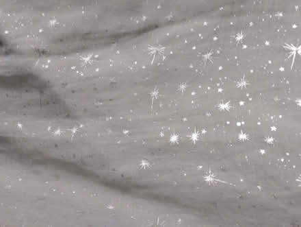 Photo of free Grey and silver star scarf (Fords Farm RG31) #1