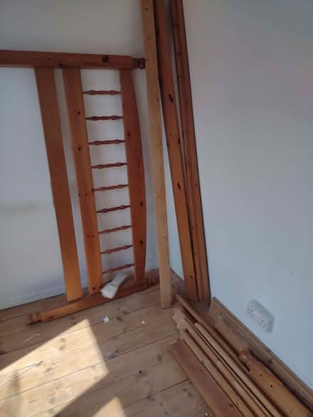 Photo of free wooden double bed frame (Ramshill Cross TQ3) #1