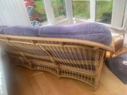 Photo of free 3seater cane settee (Cwmbran) #3