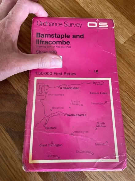 Photo of OS map sheet 195 Poole (Brightwell cum Sotwell OX10) #1