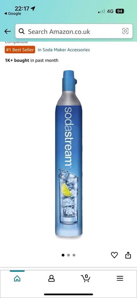 Photo of free Empty Sodastream cylinder (N12 Woodside Park) #1