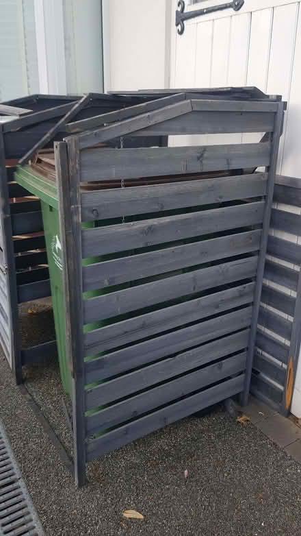 Photo of free Grey painted double wheelie bin store needs TLC (Cheylesmore CV3) #3
