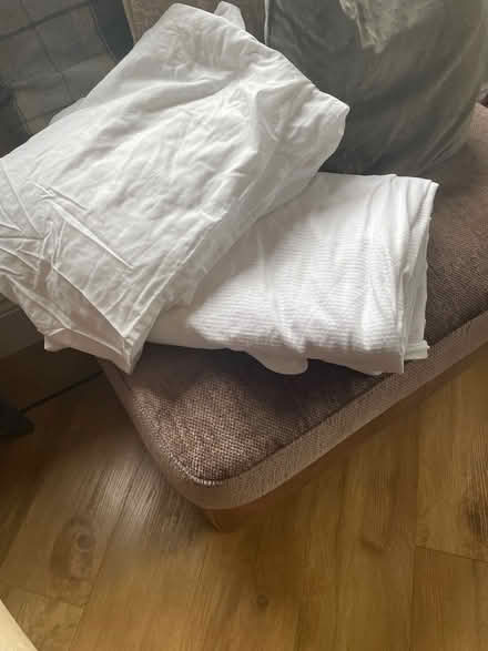 Photo of free Caravan single bed sheets (Ambergate DE56) #1