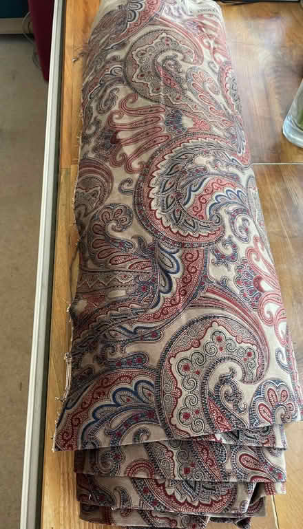 Photo of free Velvet curtain fabric (Downhead Park MK15) #1