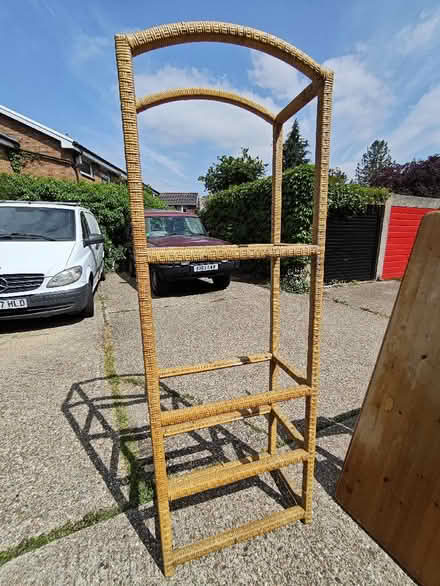 Photo of free Tall rattan shelf garden or indoor use (Horsell GU21) #1