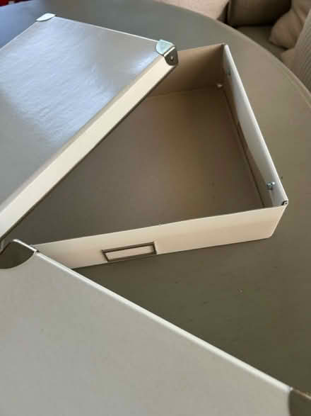 Photo of free Two document storage boxes (Little Silver) #3