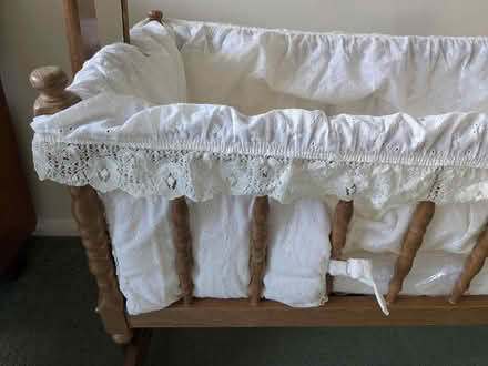 Photo of free Swinging cot with mattress & covers (Maldon CM9) #3