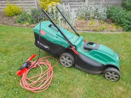 Photo of free Qualcast mower, minus handles (Whissendine. LE15) #1