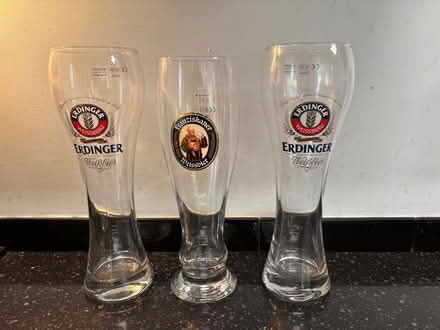Photo of free 3 weissbier glasses (Eastbourne BN20) #1