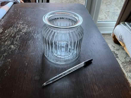 Photo of free Glass jar/vase (Walkley S6) #1