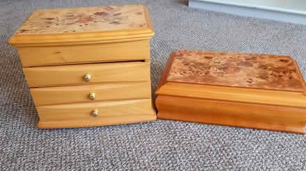 Photo of free 2 wooden jewellery boxes (Hoylake) #3