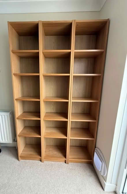 Photo of free 3 x IKEA Billy shelves (wide) (Weston) #1