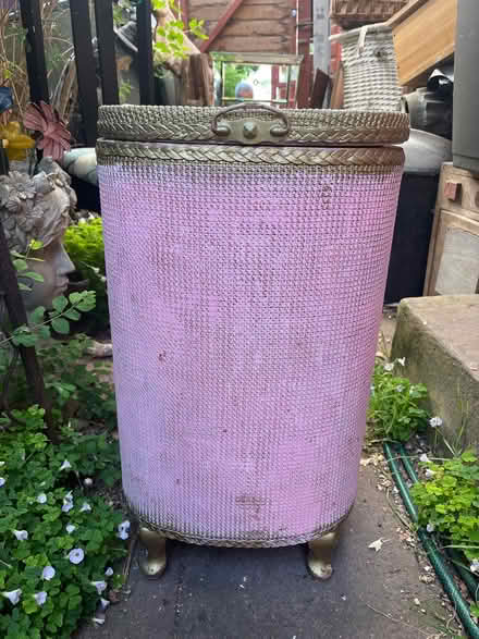 Photo of free Lloyd loom laundry basket (Lancing BN15) #1