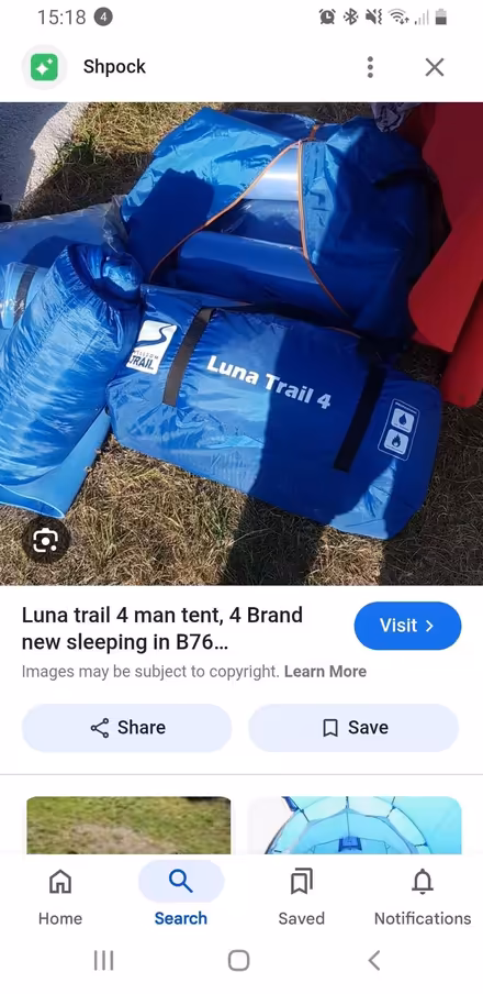 Photo of free Luna trail tent 4 (Iffley OX4) #1