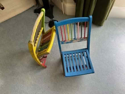 Photo of free Two children's chairs for upcycling (Henley-on-Thames RG9) #3