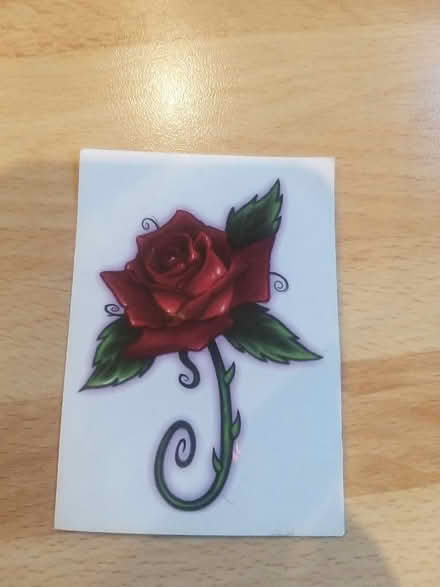Photo of free Temporary rose tattoo (Penwortham PR1) #1